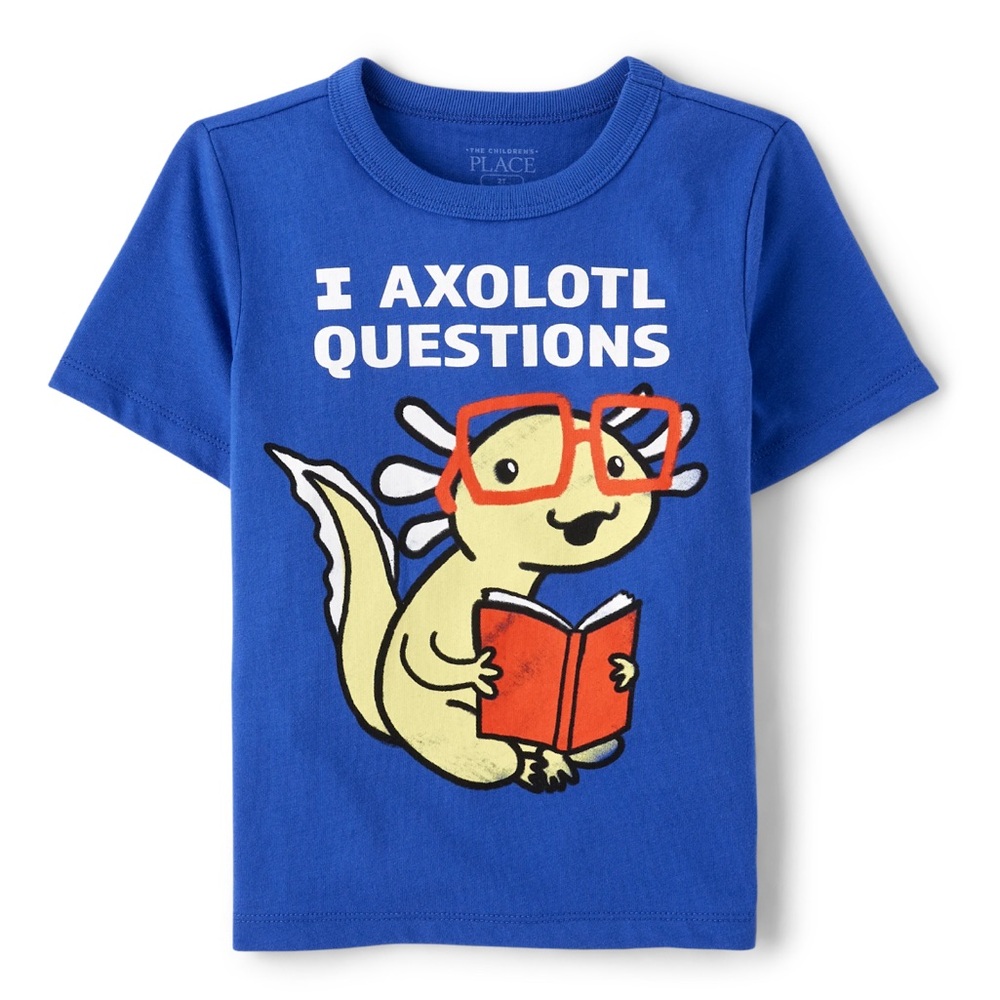 Toddler I Axolotl Questions Graphic Tee